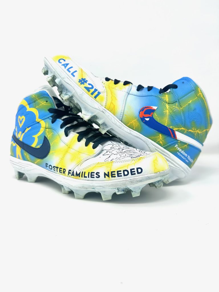 Alex J. Adams (@alexadamsrph) on Twitter photo If you watch today’s <a href="/chargers/">Los Angeles Chargers</a> game, check out <a href="/Scott_Matlock28/">Scott Matlock</a> cleats promoting foster families in Idaho. Read more about Scott’s incredible journey to the NFL, including a foster care placement, here: latimes.com/sports/charger… #idpol #idleg If you watch today’s <a href="/chargers/">Los Angeles Chargers</a> game, check out <a href="/Scott_Matlock28/">Scott Matlock</a> cleats promoting foster families in Idaho. Read more about Scott’s incredible journey to the NFL, including a foster care placement, here: latimes.com/sports/charger… #idpol #idleg