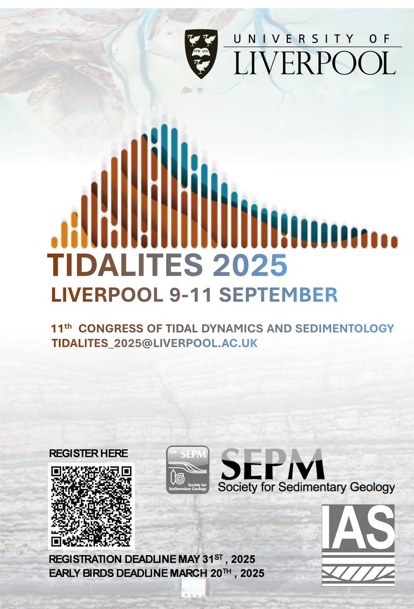 Prof. Leonardi (@nicleona) on Twitter photo Registration now open for <a href="/Tidalites/">Tidalites 2025 Liverpool</a> 2025 congress in Liverpool.. Registration link : payments.liv.ac.uk/conferences-an… Congress Info-package: pcwww.liv.ac.uk/~jdhughes/docs… <a href="/SEPMGEO/">SEPM Society for Sedimentary Geology</a> <a href="/sedimentology/">International Association of Sedimentologists IAS</a> Registration now open for <a href="/Tidalites/">Tidalites 2025 Liverpool</a> 2025 congress in Liverpool.. Registration link : payments.liv.ac.uk/conferences-an… Congress Info-package: pcwww.liv.ac.uk/~jdhughes/docs… <a href="/SEPMGEO/">SEPM Society for Sedimentary Geology</a> <a href="/sedimentology/">International Association of Sedimentologists IAS</a>