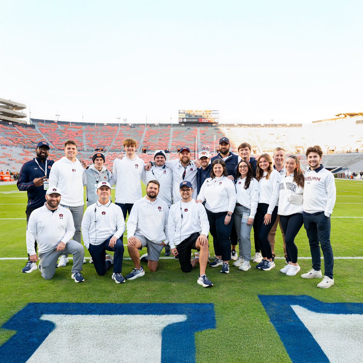 Reflecting on an incredible football season with the War Eagle Creative team! So proud of this talented group and everything we’ve accomplished together. Truly believe these are the best in the business, and I’m honored to lock arms with them every day! 🧡🦅

#WarEagle