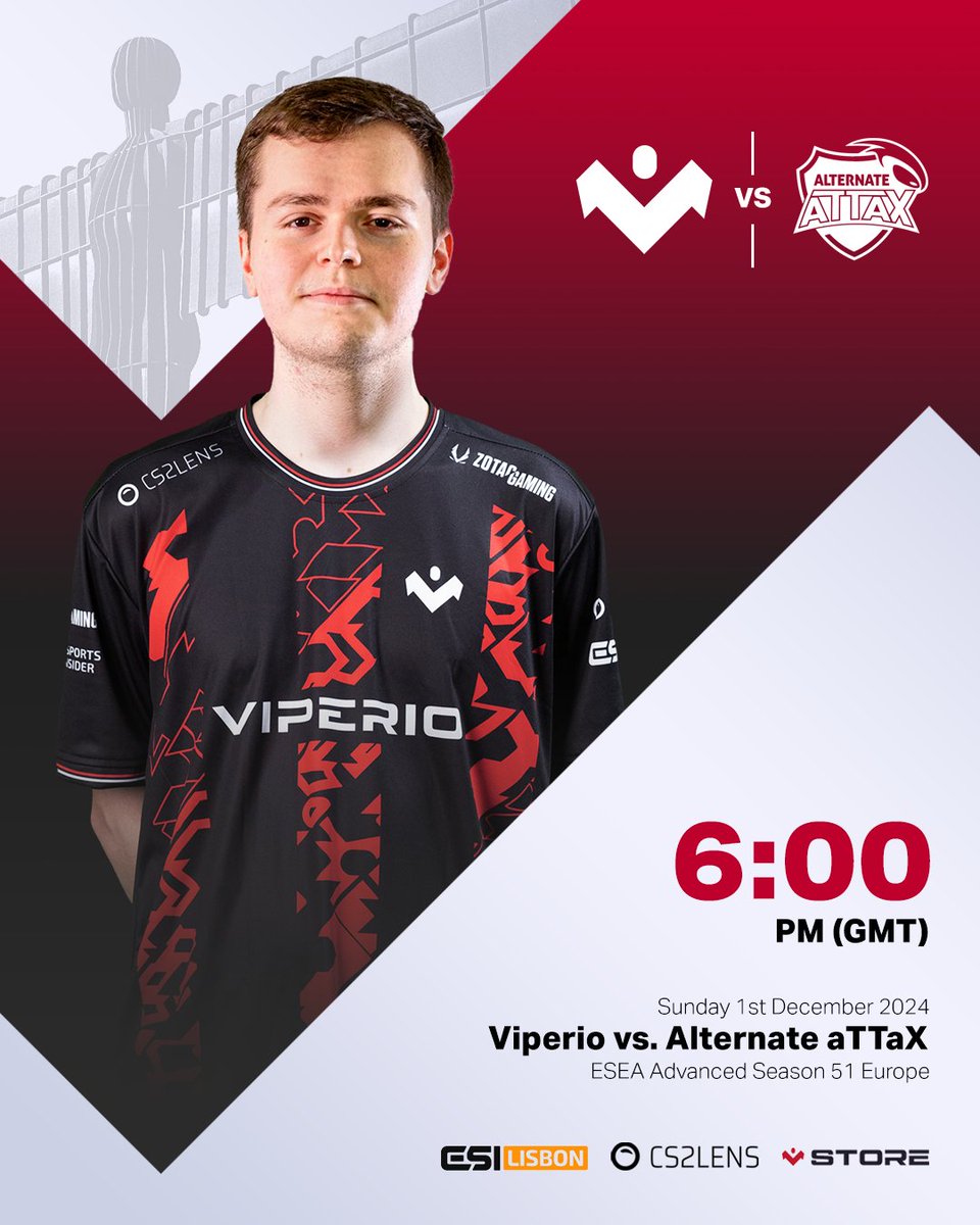 Just under an hour until our final fixture of the week.

🇪🇺 <a href="/viperioesports/">Viperio</a> vs. 🇩🇪 <a href="/ATNattax/">ALTERNATE aTTaX</a> 

🕕: 6pm | 📺: <a href="/Twitch/">Twitch</a>