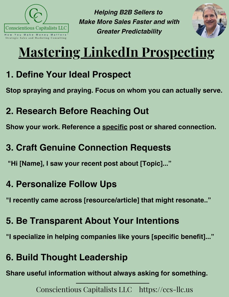 I just published Mastering Ethical LinkedIn Prospecting: Building Trust link.medium.com/UdHioV8GYOb 

How often do you still get this message?

"Hey [Your Name], I noticed we know some of the same people here. Let’s connect!"

#b2b #prospecting #linkedin