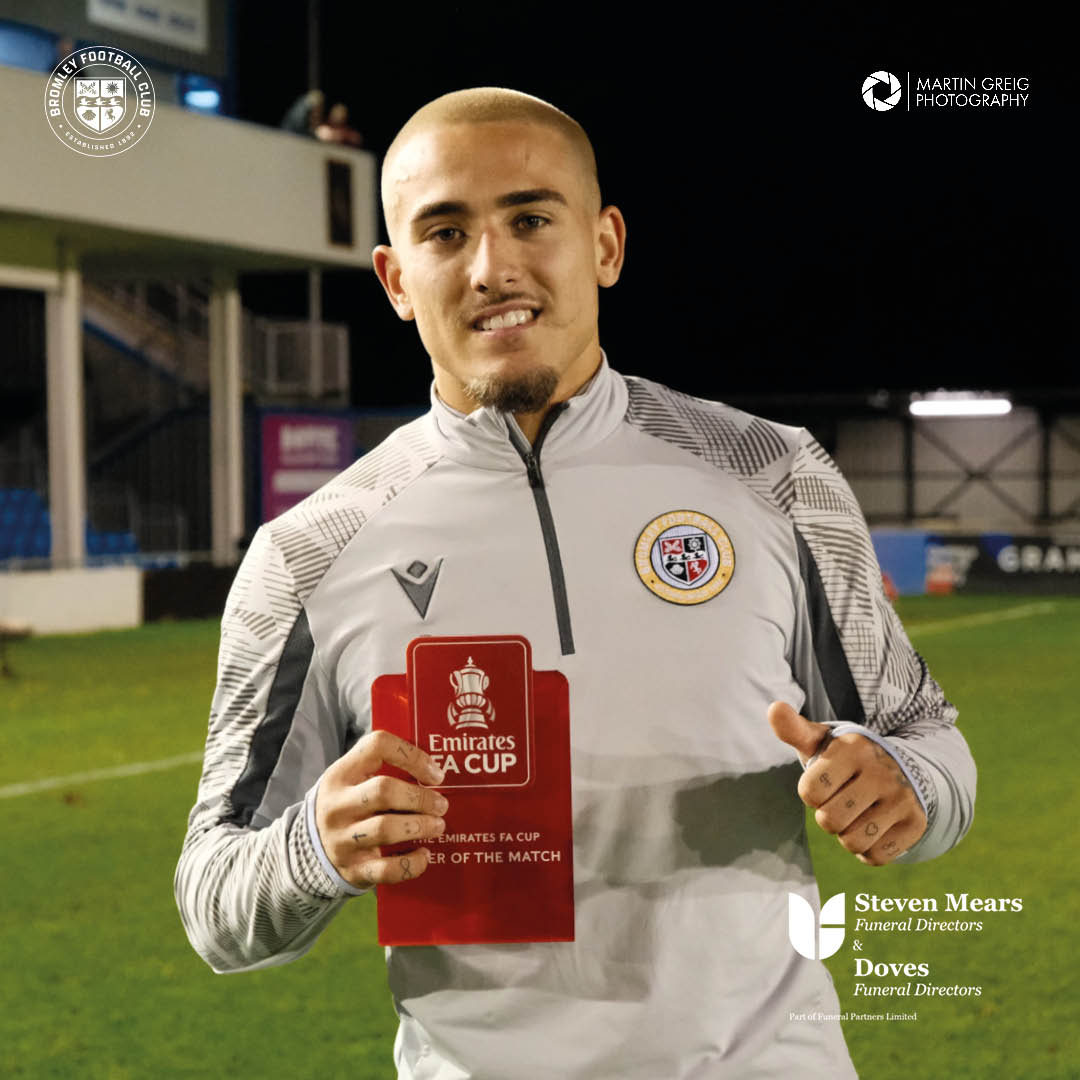 Today's Man of the Match 👏

#WeAreBromley