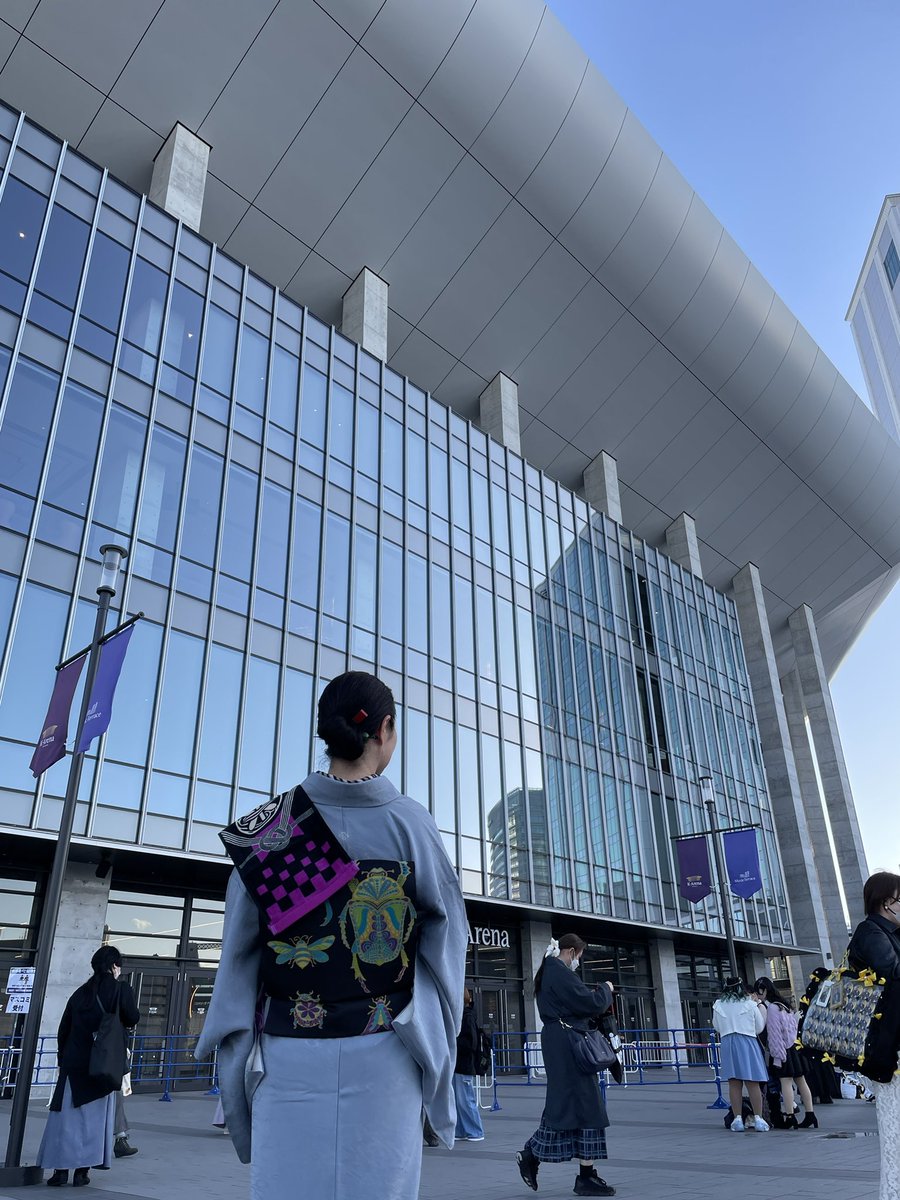 akkaa_v's tweet photo. お着物&amp;遠征
若い子のマネして写真撮ってみたけど😅
ライブ後で着崩れしててお恥ずかしい🫣
着物でライブ参戦出来るって楽しい💖
推し🗡️振りがたくさんいるから毎回コーデ考えるの楽しい
大千秋楽⚔️は、お家で📺配信参戦

＃刀ミュ＃刀剣乱舞＃刀ミュ着物コーデ#きもの＃着物#小竜コーデ#蜻蛉切コーデ https://t.co/kTVlVUVpaA