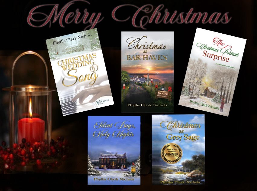 You made it through Black Friday, but maybe you need a few stocking stuffers. Or maybe you just need a few quiet hours with a cozy Christmas read in front of the fire. My Christmas books are on sale for $9.99 thru Dec. (ebooks: $2.99)  phyllisclarknichols.com/christmas-at-g…