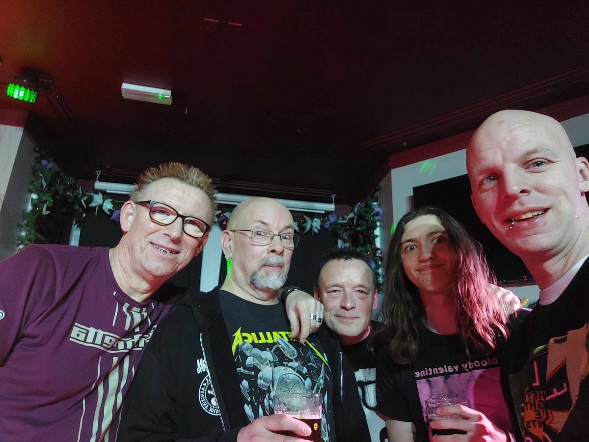 Band &amp; Crew  at The Lumley Hotel SkegVegas.