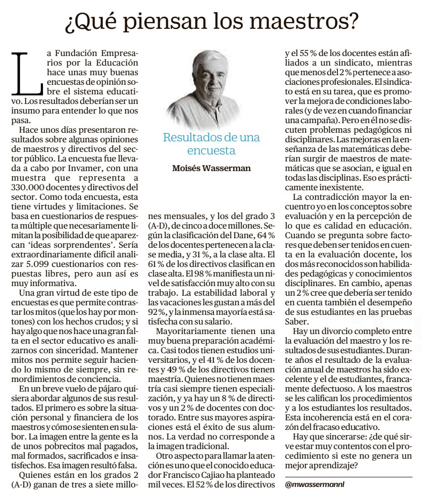 Mi columna del viernes 29, hoy en papel