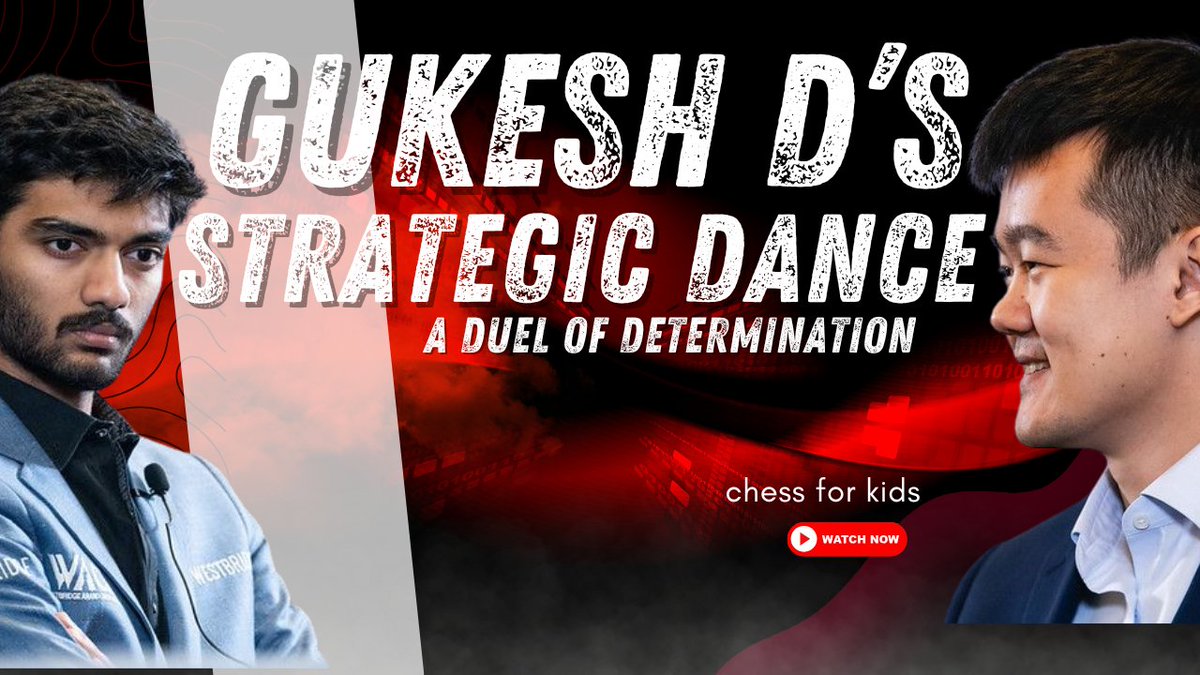 Chess_for_Kids's tweet image. Game 5 Analysis: A Draw with Missed Opportunities
#Chess2024 #WorldChessChampionship #GukeshVsDing #ChessDrama