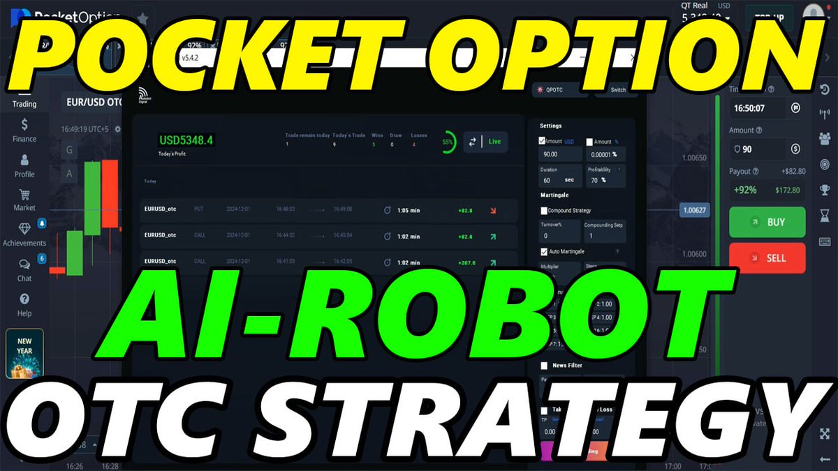 Trading_hwity's tweet image. ✅ How AI Trading BOT Generate PROFIT On POCKET OPTION BROKER

 #aitradingbot #pocketoptionbot #quotexbotsignals  #AITrading
#autotrading #autotradingbot #tradingbots  #pocketbot #pocketoptionsignals  #AlgoTrading

Auto Trading BOT: youtu.be/nZDbkpjjDPE