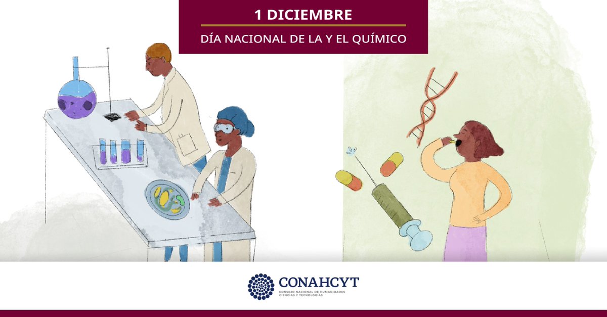 Secihti_Mx's tweet photo. El #DíaNacionalDeLayElQuímico reconoce la importancia de esta ciencia en el avance del conocimiento y desarrollo del país. Profesionales que contribuyen a la ciencia, industria, salud y ambiente, siendo pilares de innovación, progreso y bienestar. https://t.co/aJJl6XnQnw