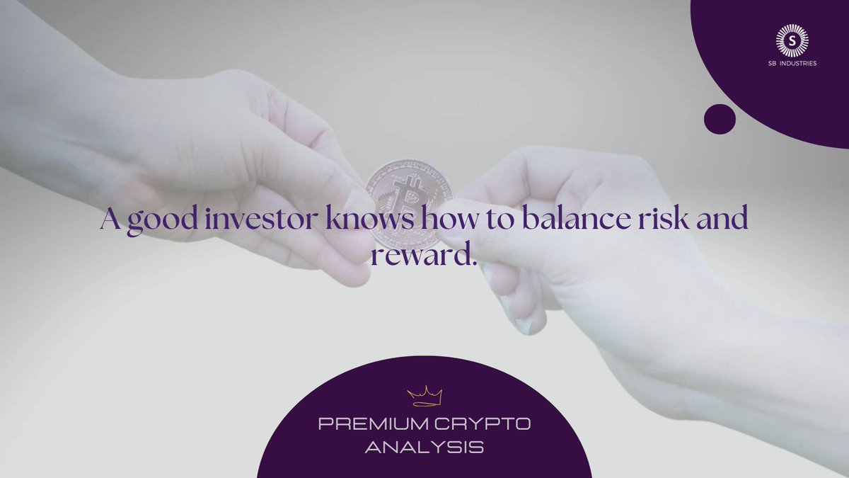 pcryptoanalysis's tweet photo. A good investor knows how to balance risk and reward. #cryptocurrency #Bitcoin #WealthBuilding https://t.co/07FvJOD2Sg