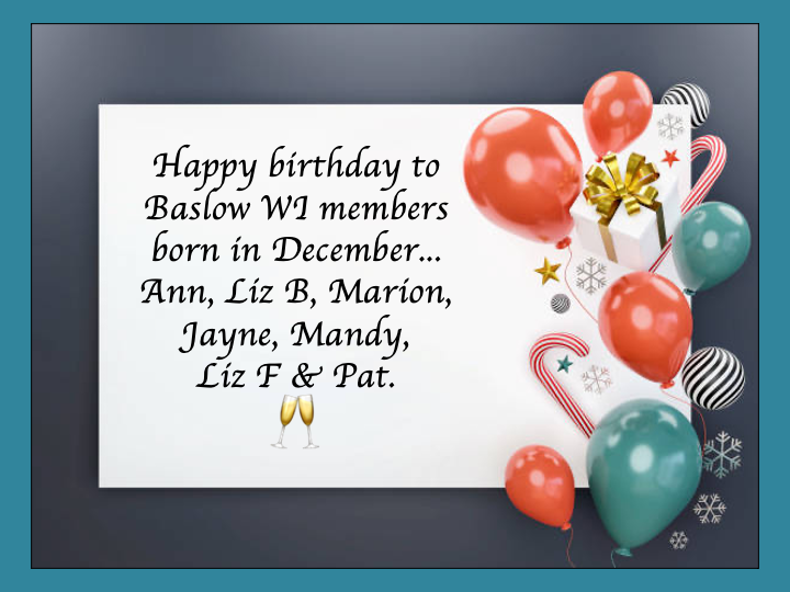 BaslowWI's tweet photo. The Darlings will receive a birthday message in their inbox on their special day. 🥂🌻 @WomensInstitute #DFWI https://t.co/fewg5N59sK