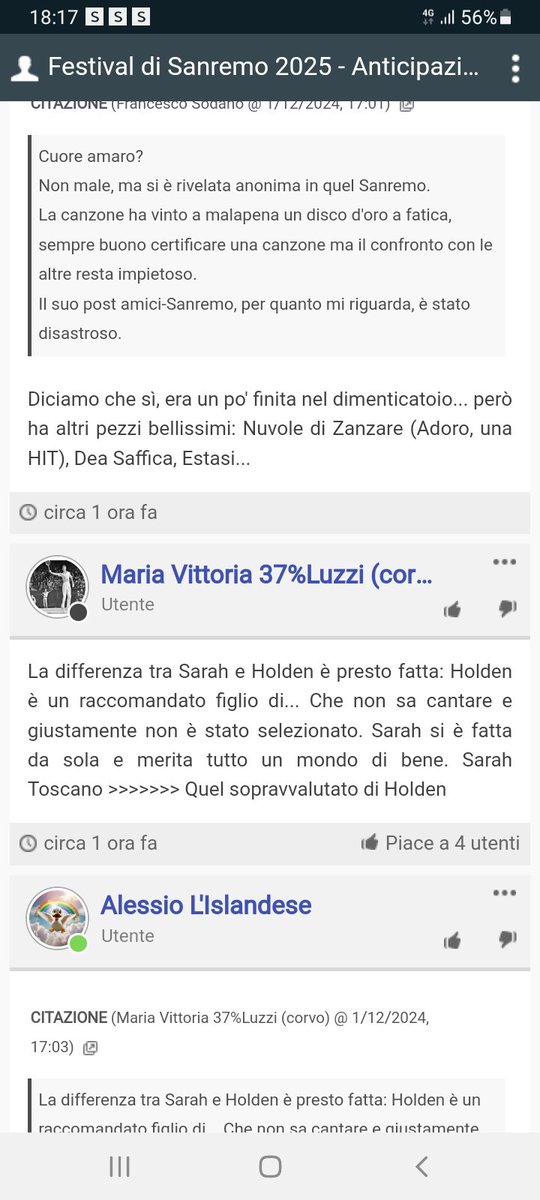 AlSerale's tweet photo. Holden ha talento al di là di essere figlio di e non è detto che se non va a sanremo allora sia un mediocre fallito mi spiace per voi ma sta facendo successo comunque nonostante voi haters https://t.co/kJGdf2x6Km