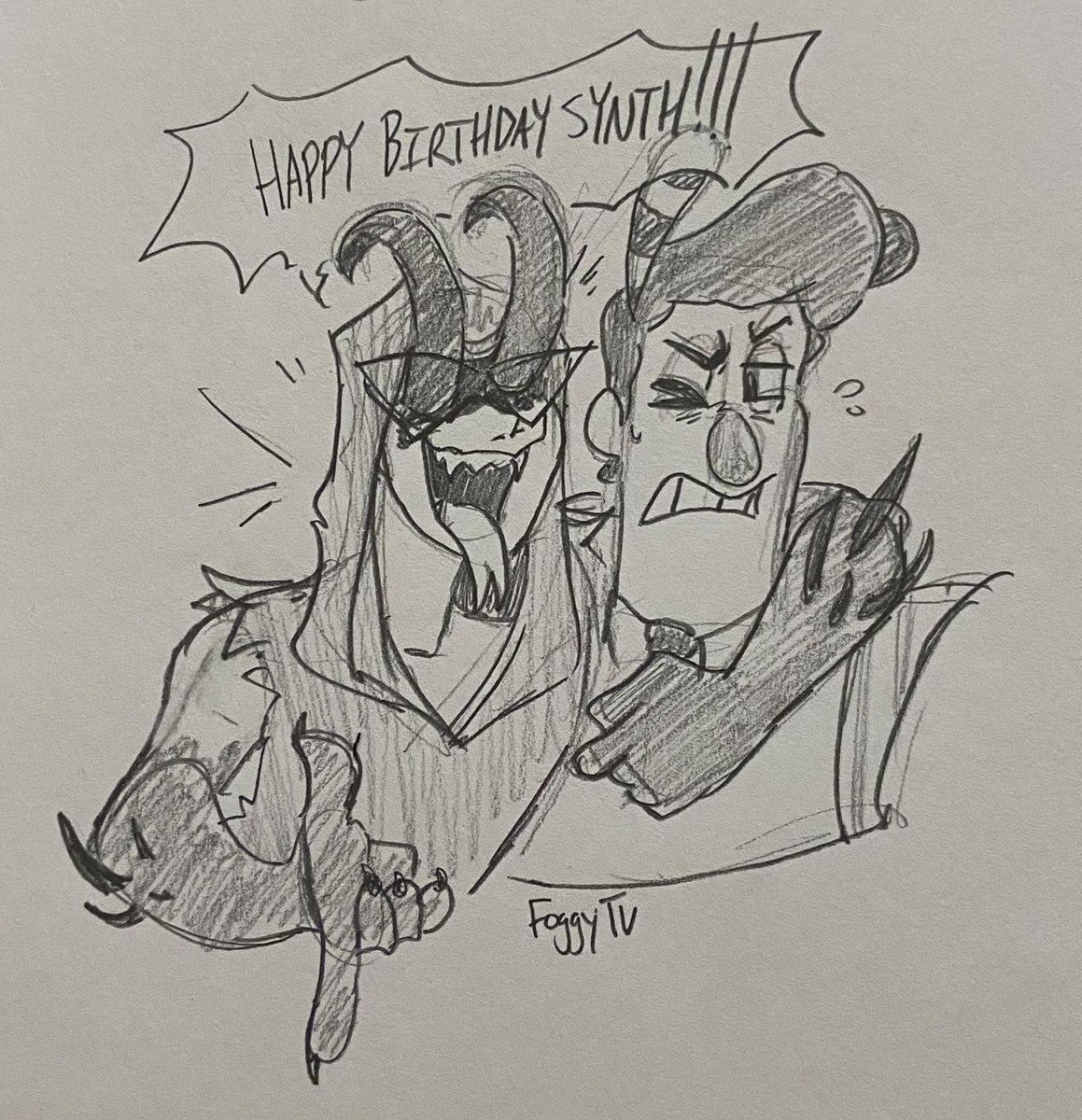 <a href="/SynthCharmVA/">SyntheticCharmVA</a> 
🎉🎉🎉🎉
HAPPY BIRTHDAY!!! Quick doodle for you! Have an absolutely AMAZING day!!