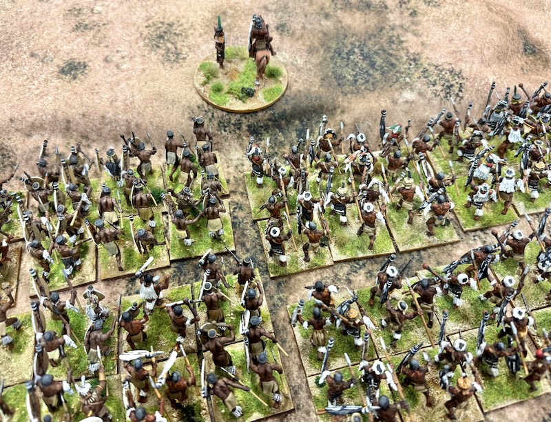 FriendsHaig's tweet image. Yesterday's game at the Friends of General Haig wargames club, was the Battle of Nyezane, 1879, part of the Anglo-Zulu war. More details here fogh.blog/2024/12/01/fog…