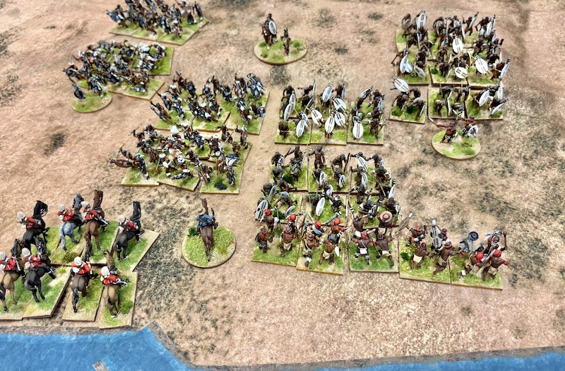 FriendsHaig's tweet image. Yesterday's game at the Friends of General Haig wargames club, was the Battle of Nyezane, 1879, part of the Anglo-Zulu war. More details here fogh.blog/2024/12/01/fog…