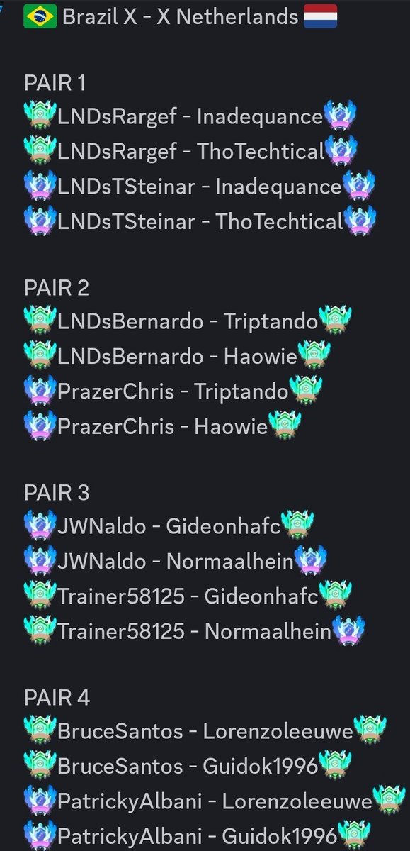 ThoTechtical (@thotechtical) on Twitter photo Team Netherlands is facing off against Brazil in the <a href="/Gymbreakers1/">Gymbreakers</a> World Cup finals!
Live on twitch now :)
twitch.tv/pallettownpvp Team Netherlands is facing off against Brazil in the <a href="/Gymbreakers1/">Gymbreakers</a> World Cup finals!
Live on twitch now :)
twitch.tv/pallettownpvp