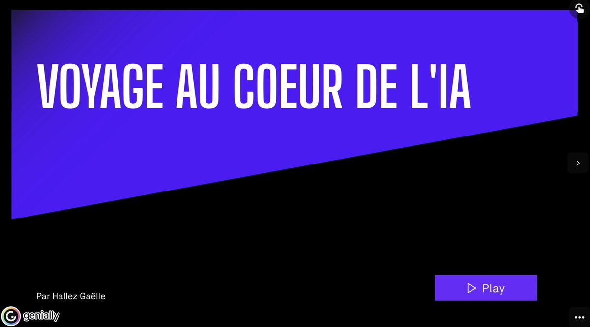 🚧 module de sensibilisation à l’#IA pour nos jeunes en cours de construction.
Plusieurs objectifs en fonction des retours des élèves 💪 Sera complété par des jeux pour retravailler ce qui a été vu 🧩 #IA #numerique #espritcritique