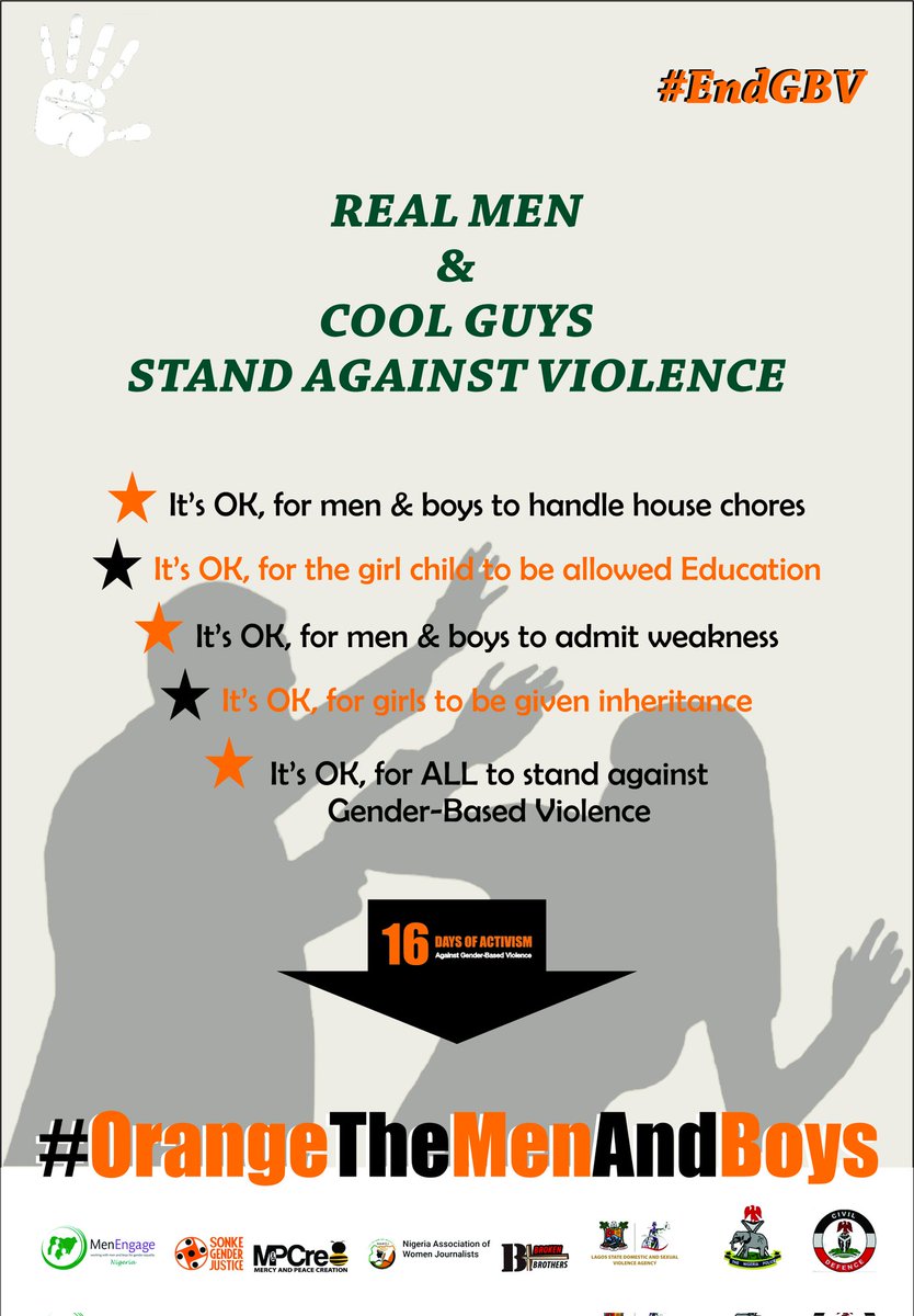 Mercy and Peace Creation - M&P Cre8 (@cre8_p) on Twitter photo DAY 7 of the 16 Days of Activism. Let's stand against all forms of Gender Based Violence and other forms of discrimination Now. <a href="/Equity_Watch1/">Equity Watch Initiative</a> <a href="/Lagosdsva/">Lagos DSVA</a> <a href="/MenEngageAfrica/">MenEngage Africa</a> <a href="/MenNigeria/">Men Engage Nigeria</a> <a href="/FMWA_ng/">Federal Ministry of Women Affairs Nigeria</a> <a href="/NwaezePrecious8/">Nwaeze Precious</a> <a href="/UN_Nigeria/">United Nations Nigeria</a> <a href="/UN_Nigeria/">United Nations Nigeria</a> <a href="/yesf4sd/">YES Foundation for Sustainable Development</a> <a href="/paulpersol/">paul persol</a> DAY 7 of the 16 Days of Activism. Let's stand against all forms of Gender Based Violence and other forms of discrimination Now. <a href="/Equity_Watch1/">Equity Watch Initiative</a> <a href="/Lagosdsva/">Lagos DSVA</a> <a href="/MenEngageAfrica/">MenEngage Africa</a> <a href="/MenNigeria/">Men Engage Nigeria</a> <a href="/FMWA_ng/">Federal Ministry of Women Affairs Nigeria</a> <a href="/NwaezePrecious8/">Nwaeze Precious</a> <a href="/UN_Nigeria/">United Nations Nigeria</a> <a href="/UN_Nigeria/">United Nations Nigeria</a> <a href="/yesf4sd/">YES Foundation for Sustainable Development</a> <a href="/paulpersol/">paul persol</a>