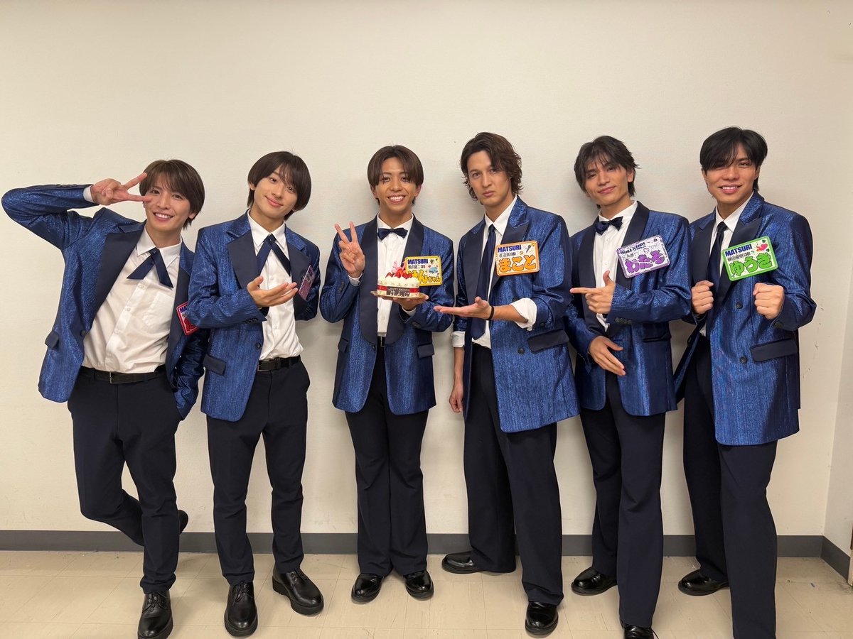 おはよ❤️‍🔥😊 本日はメンバーのけんちゃんのお誕生日ー🥰🎂 今回も0