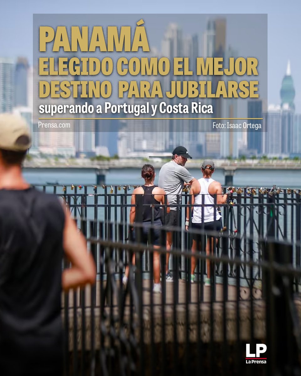 prensacom's tweet photo. Panamá ha sido elegido el mejor destino para jubilarse en 2025, superando a Portugal y Costa Rica, según el Índice de Jubilación Global. Destaca por su cercanía a EE. UU., uso del dólar, estabilidad política, atención médica asequible y beneficios fiscales para jubilados.

https://t.co/WbuvfwfUuL