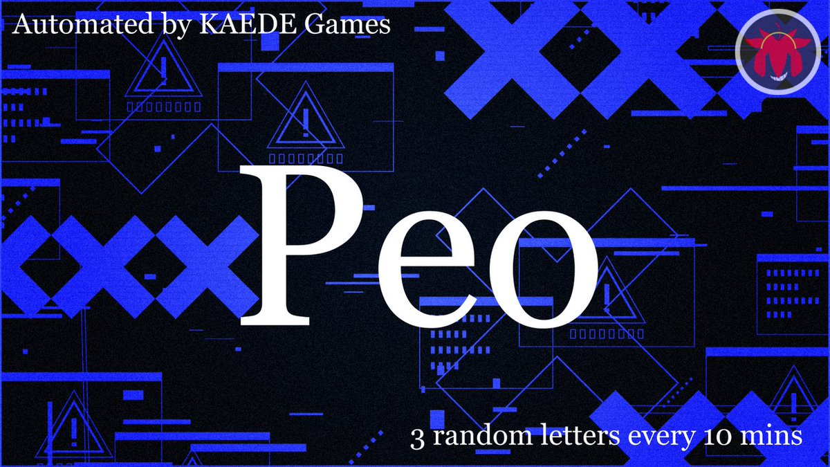 3letter_'s tweet image. P e o