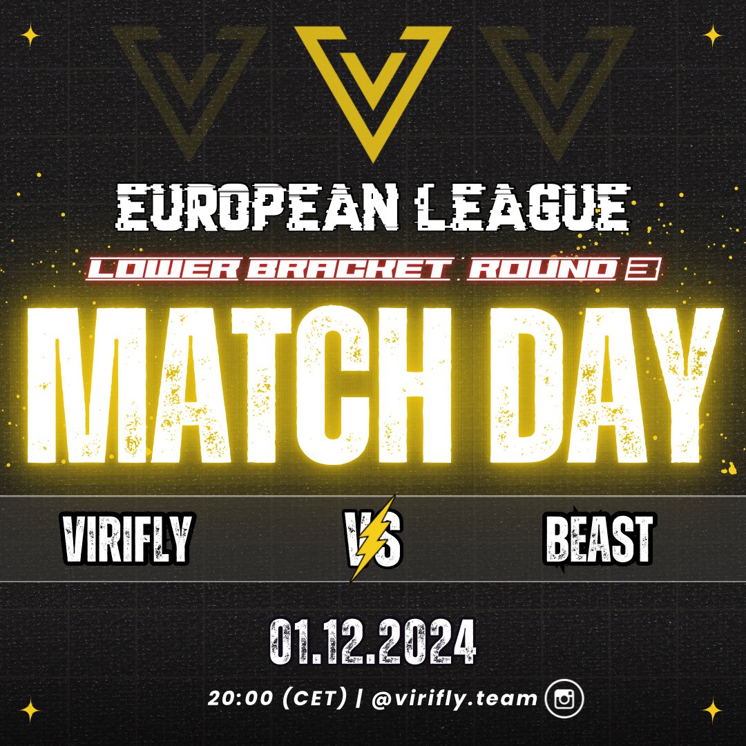 OfficialVirifly's tweet photo. ⚔️ 𝗠𝗔𝗧𝗖𝗛 𝗗𝗔𝗬!
⛓️ @EUROPEAN_R6
𝗟𝗕 - 𝗥𝗼𝘂𝗻𝗱 𝟮
🆚 𝗕𝗲𝗮𝘀𝘁
🕰️ 20:00 CET
⚙️ Bo3
𝗟𝗶𝗻𝗲 𝗨𝗽:
𝘅𝗠𝗮𝘁𝘁𝗶𝗶𝟮𝟯 @mattyuzxx
𝘅𝗔𝗹𝗶𝗲𝗲𝗻𝟭𝟳 @xAliieen
𝗛𝗮𝗰𝗼𝗼𝘃𝗶𝗰 @Hacozv
𝗣𝗼𝗿𝗽𝗼𝗿𝗮𝗵 @xPorpora
𝘅𝘅𝗦𝗶𝗺𝗶𝗶𝟳 @xSimi7
#GLHF #GoVR https://t.co/q0y8k8Csom