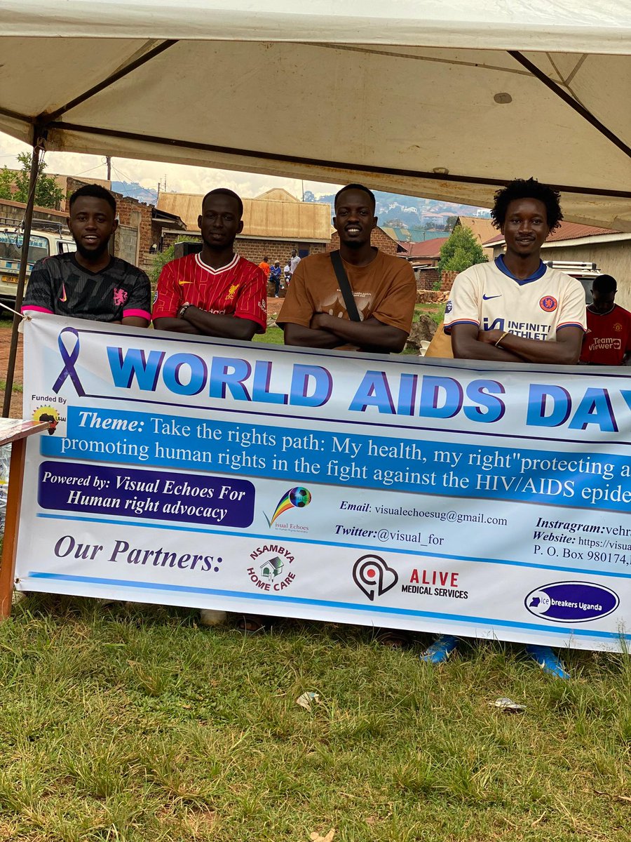 visual_for's tweet image. In commemoration of World AIDS Day 2024, VEHRA organized a soccer tournament and invited health service providers from Nsambya Home Care and @IbuUganda to offer HIV free &amp;amp; friendly HIV related services to the community. Many thanks to UHAI for the support 🏳️‍🌈🏳️‍⚧️🎗️