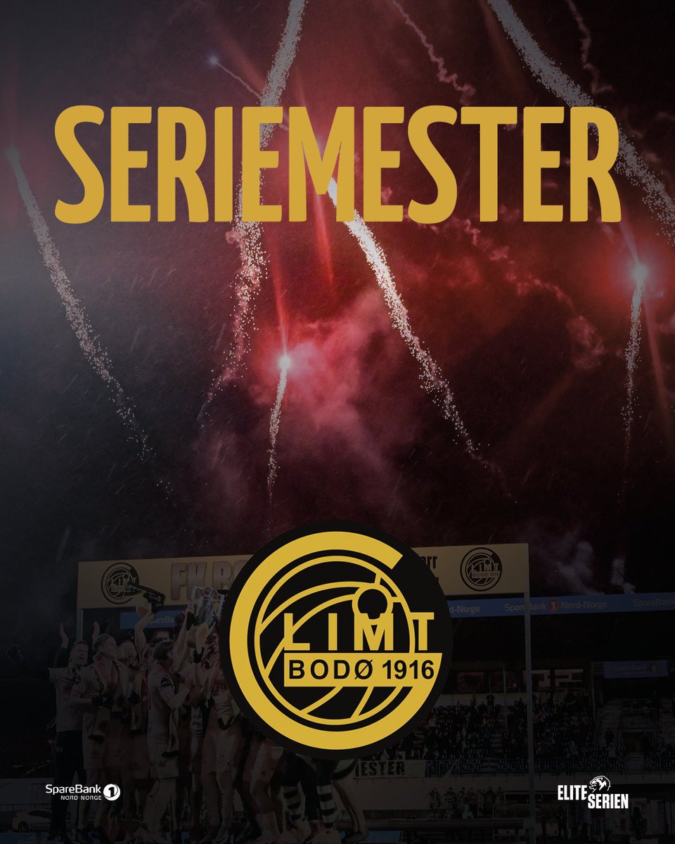 Bodø/Glimt er seriemester for fjerde gang 🥇