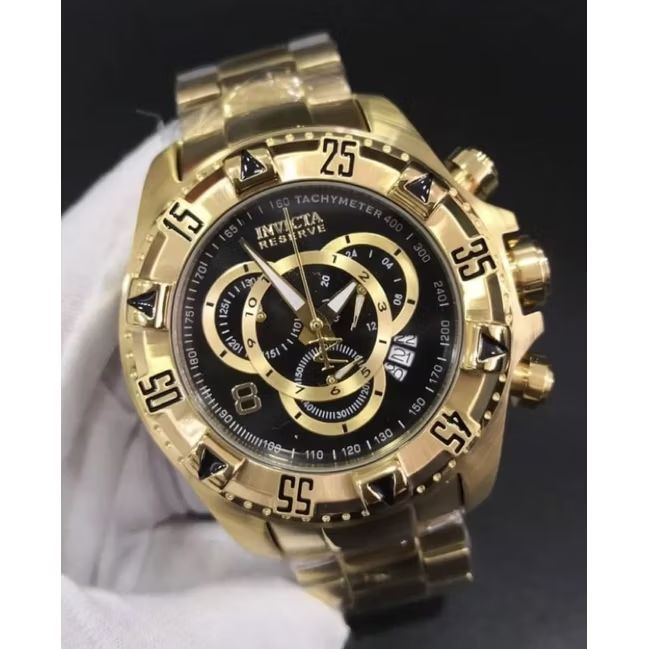 comprecomcelo's tweet image. Dê uma olhada em Relógio Invicta Reserve Excursion 80624 Preto Gold 18k + Brinde por R$464,88. Compre na Shopee agora! s.shopee.com.br/LWSlM98e1?shar…