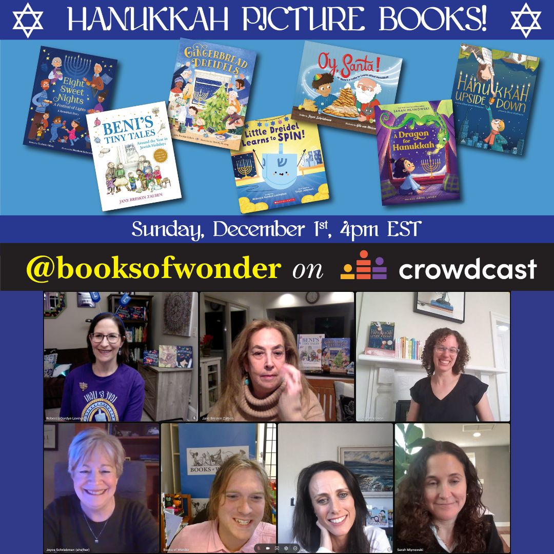 Rebecca Gardyn Levington-I WILL ALWAYS BE...4/15! (@writerrebeccagl) on Twitter photo In case you missed the celebration <a href="/BooksofWonder/">Books of Wonder</a>, watch me reading LITTLE DREIDEL LEARNS TO SPIN 🥳w/ <a href="/COffsay/">Charlotte Offsay</a>, Jane Breskin Zalben <a href="/JoyceSchr/">Joyce Schriebman</a> <a href="/SarahMlynowski/">Sarah Mlynowski</a> & Elissa Brent Weissman reading their fabulous #Hanukkah #picturebooks on the REPLAY: crowdcast.io/c/dayslfsxf68d 🕎❤️ In case you missed the celebration <a href="/BooksofWonder/">Books of Wonder</a>, watch me reading LITTLE DREIDEL LEARNS TO SPIN 🥳w/ <a href="/COffsay/">Charlotte Offsay</a>, Jane Breskin Zalben <a href="/JoyceSchr/">Joyce Schriebman</a> <a href="/SarahMlynowski/">Sarah Mlynowski</a> & Elissa Brent Weissman reading their fabulous #Hanukkah #picturebooks on the REPLAY: crowdcast.io/c/dayslfsxf68d 🕎❤️