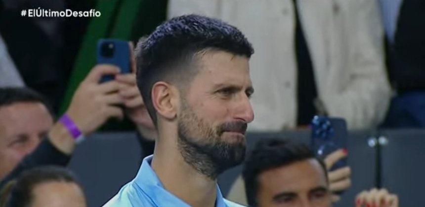 En el último partido de Delpo, se emociona Nole. Es el GOAT y un tipazo🥲