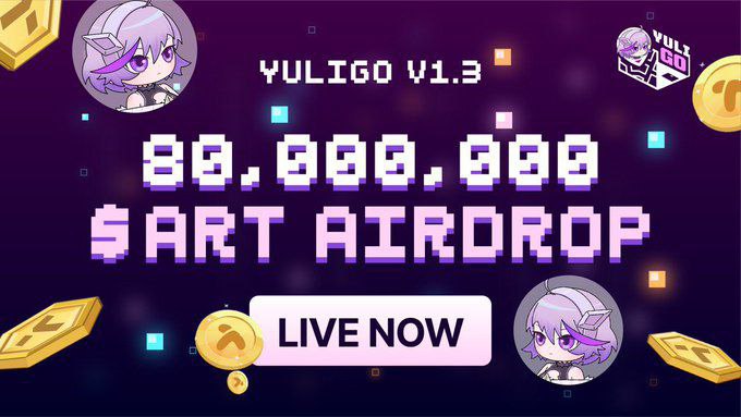 Shinigami_Coyy's tweet photo. 🔈 Yuliverse Minigame Airdrop
🎁 Reward Pools 80 Millions $ART For All Valid Users
✅Register
https://t.co/2BxiZhbQyS
✅Click Account
✅Connect TON Wallet
✅Complete Task
✅Upgrade Skill
✅Done
#YuliGo #Airdrop #Crypto https://t.co/DKju3ZkDWz