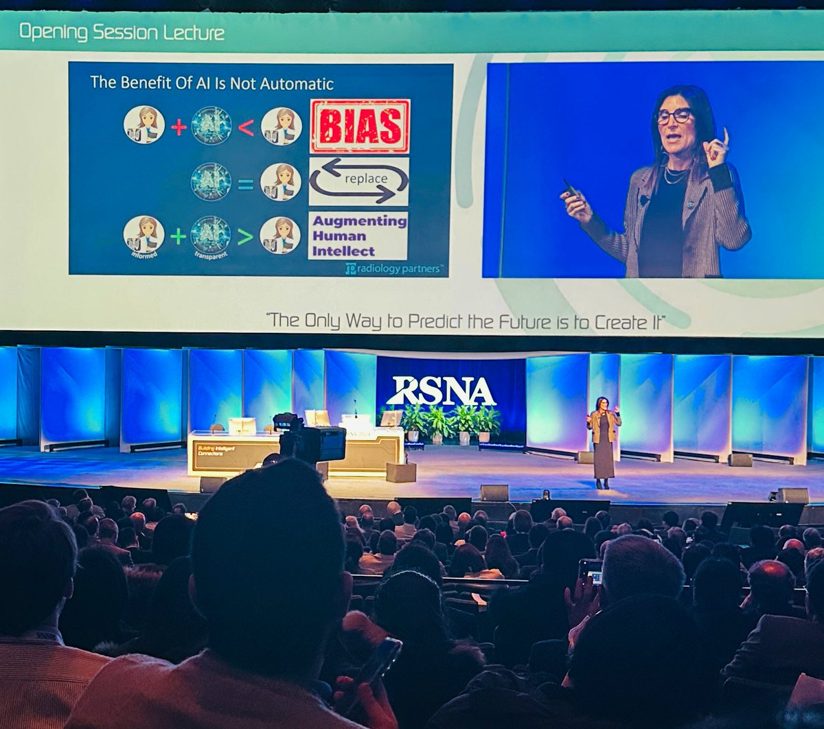 Saeed Ghandili, MD (@ghandili) on Twitter photo Amazing presentation by <a href="/RadKottler/">Nina Kottler</a> about future of Radiology and AI at #RSNA24 opening session.
“The only way to predict the future is to create it” Amazing presentation by <a href="/RadKottler/">Nina Kottler</a> about future of Radiology and AI at #RSNA24 opening session.
“The only way to predict the future is to create it”