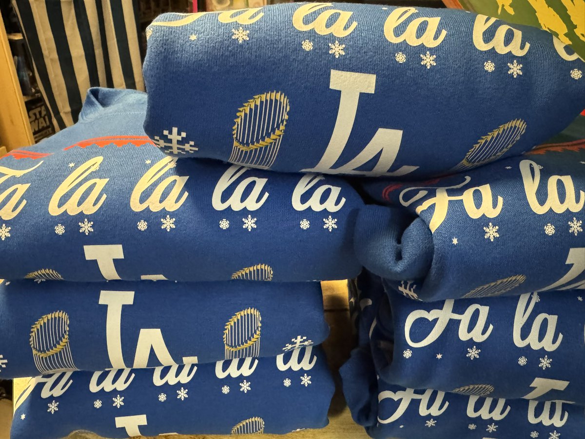 BleedLos's tweet photo. We have a few more Fa la la la la LA Champions Beautiful Christmas sweaters available through today. 

ORDER:
https://t.co/ECrPIcNGyL https://t.co/4d16smEVD8