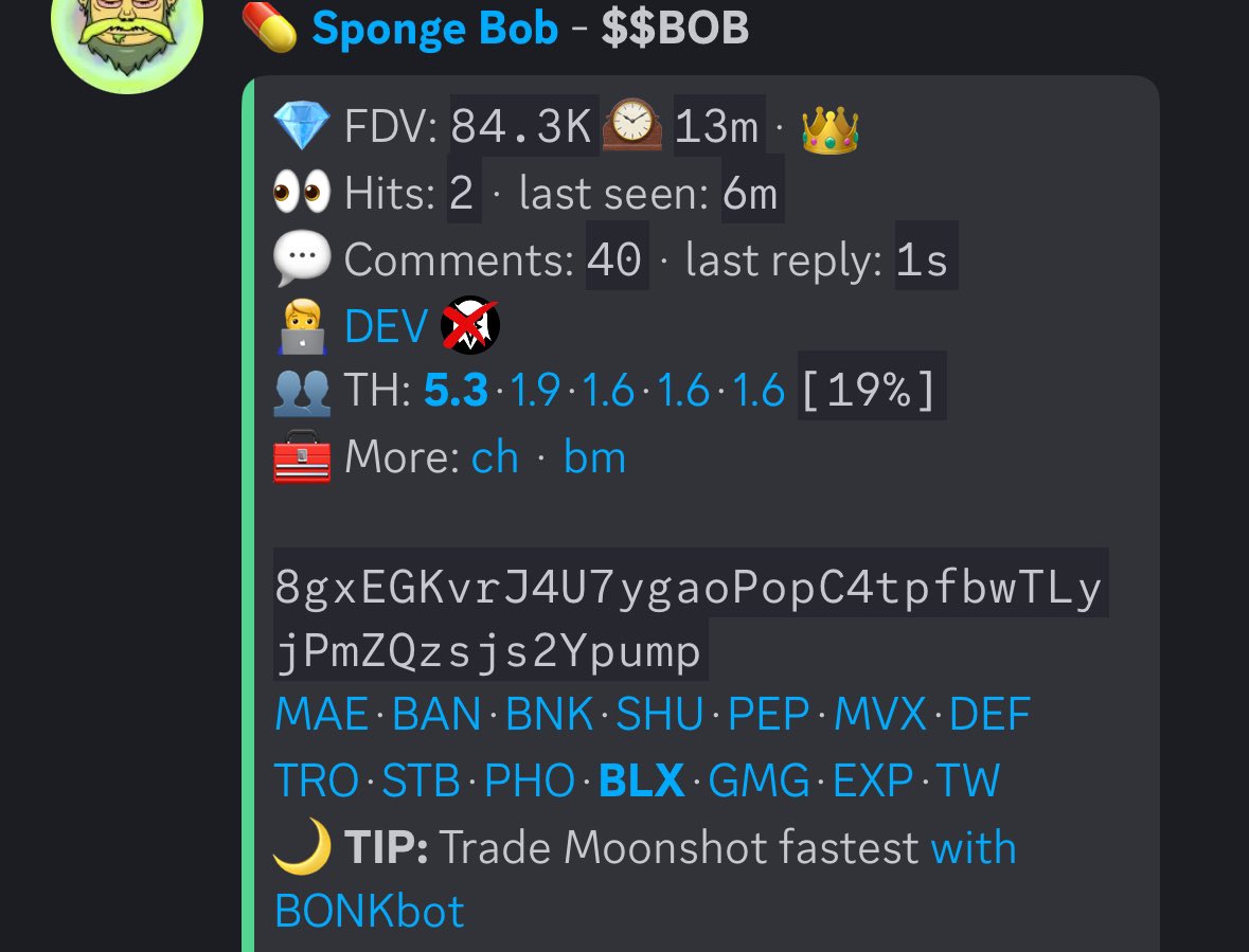 GCityTrading's tweet photo. $BOB

85k -> 1.4m
16x 😮‍💨

Solana memes on easy mode ✅ 
JOIN TO PRINT WITH US
$XRP https://t.co/Z9rLBoZAbY