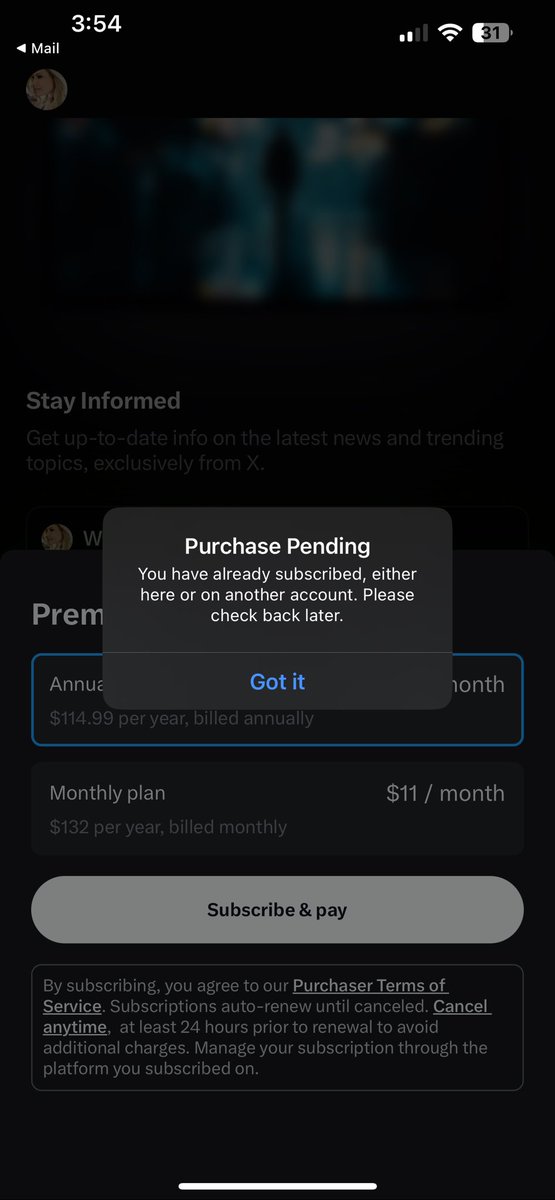 MrsAmandaHolt's tweet photo. Anyone else having this issue @X https://t.co/aIvBKT0qjG