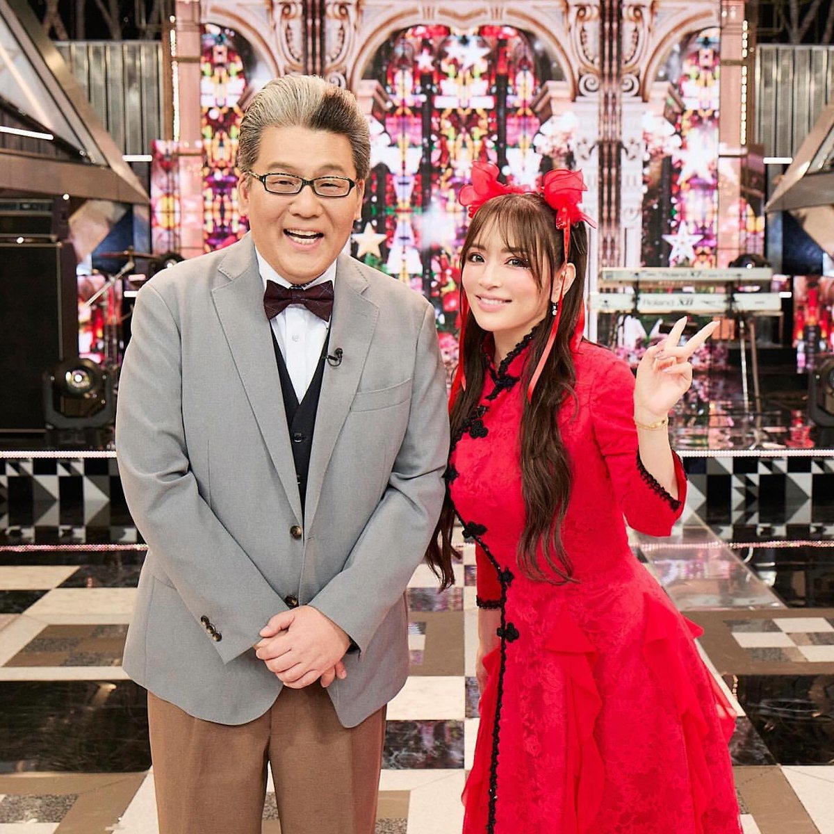 a.you
軽部さん、FNS歌謡祭SPインタビュー有難う御座いました✨✨✨

いつも説明が下手すぎるわたしの心を見透かすように全て綺麗に言葉にして下さる🙇‍♀️💕

#FNS歌謡祭
#12月4日です❣️

Dressは14年振りにアキラ @akira_noda_official が作ってくれたのー😍❤️❤️❤️
📸 <a href="/masayukikamo/">加茂氏</a>