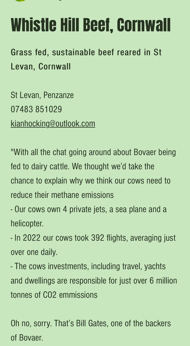 cornwall70001's tweet image. This farm points out the hypocrisy.  Good on them.