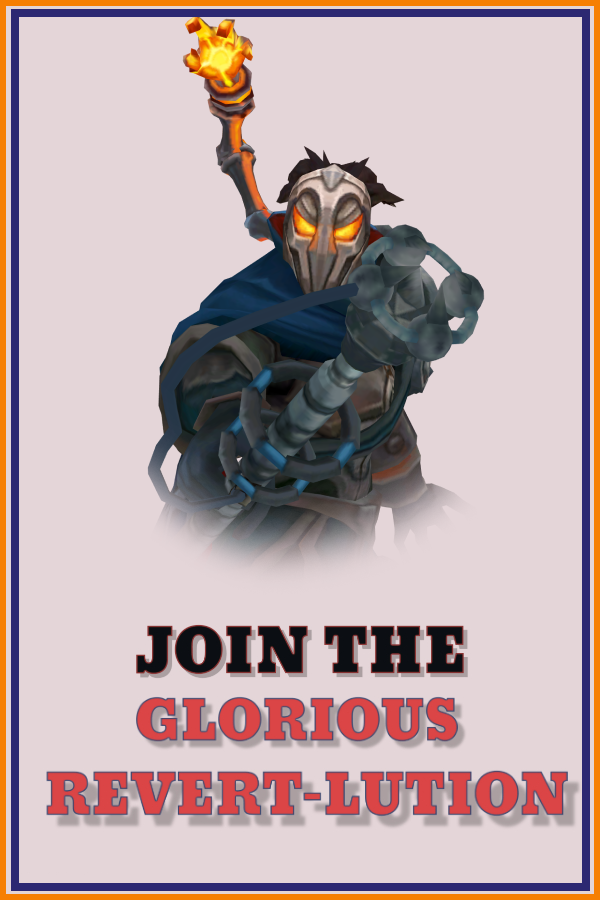 ImNotRobb's tweet image. #revertlution