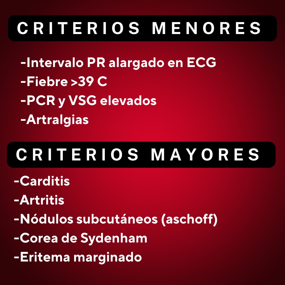 MemodiApp's tweet photo. Los criterios de Jones son útiles para el diagnóstico de fiebre reumática (2 mayores o 1 mayor + 2 menores), a continuación te los presentamos: 

GPC-SS-149-08 https://t.co/7T2HFsMy8Y