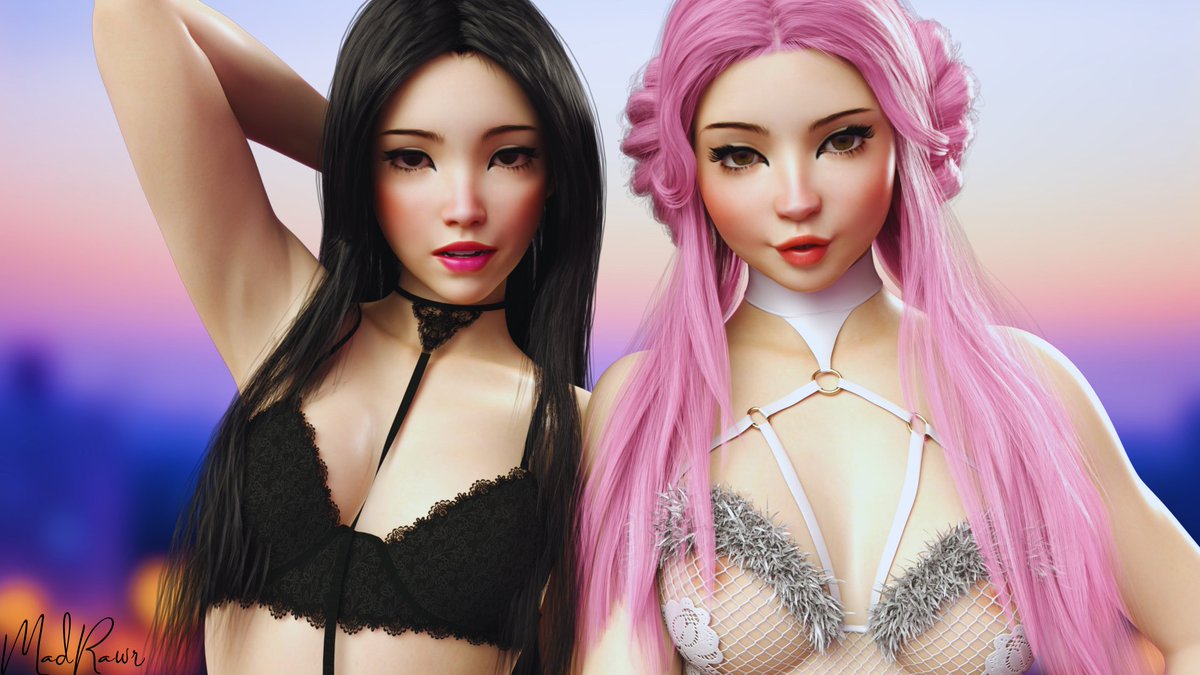Madrawr_'s tweet photo. Best Duo? 

#3dmodels #sexymodels https://t.co/arXWt7OiF5