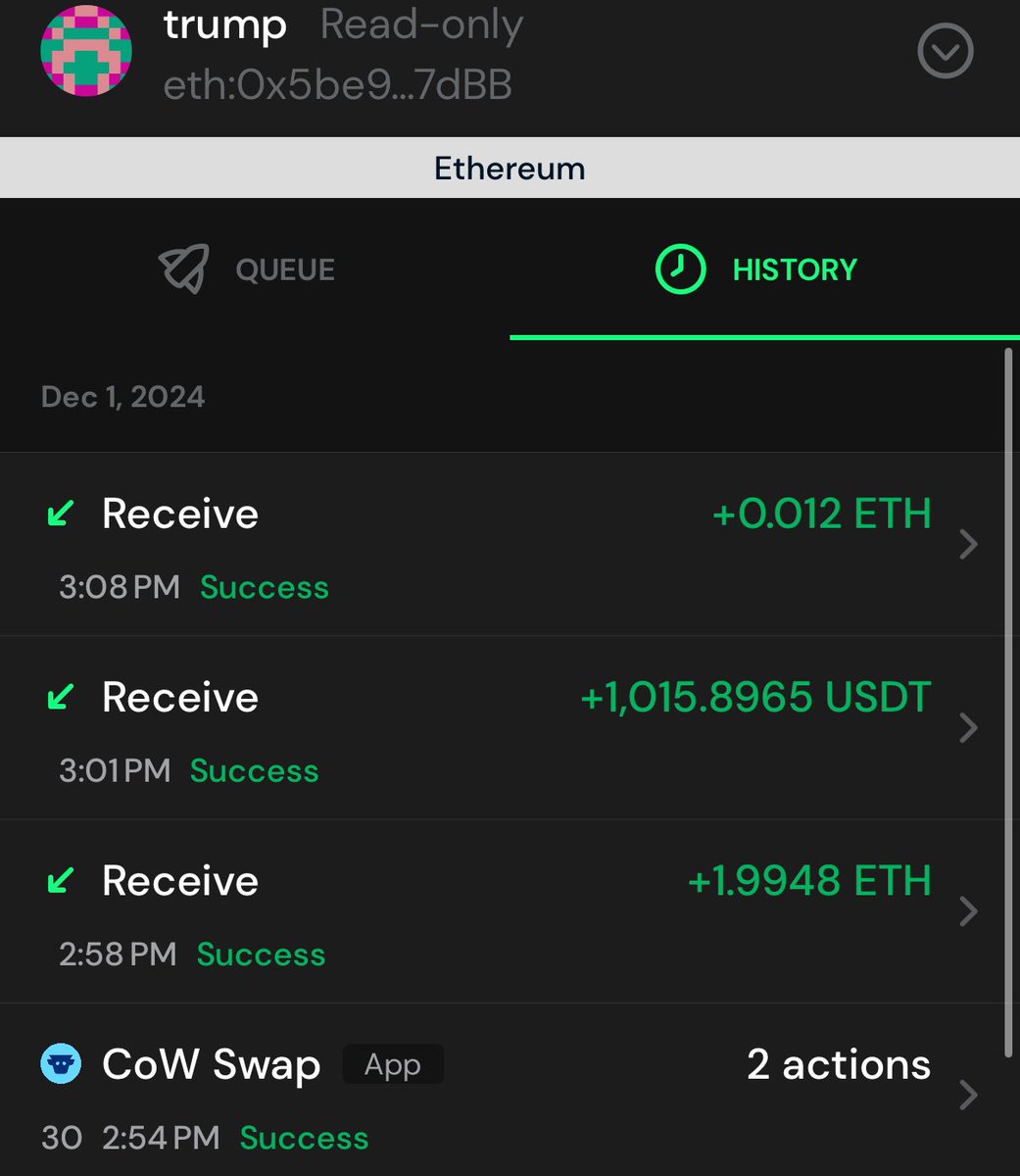 President Trump about to buy $10mn more in ETH Interesting!