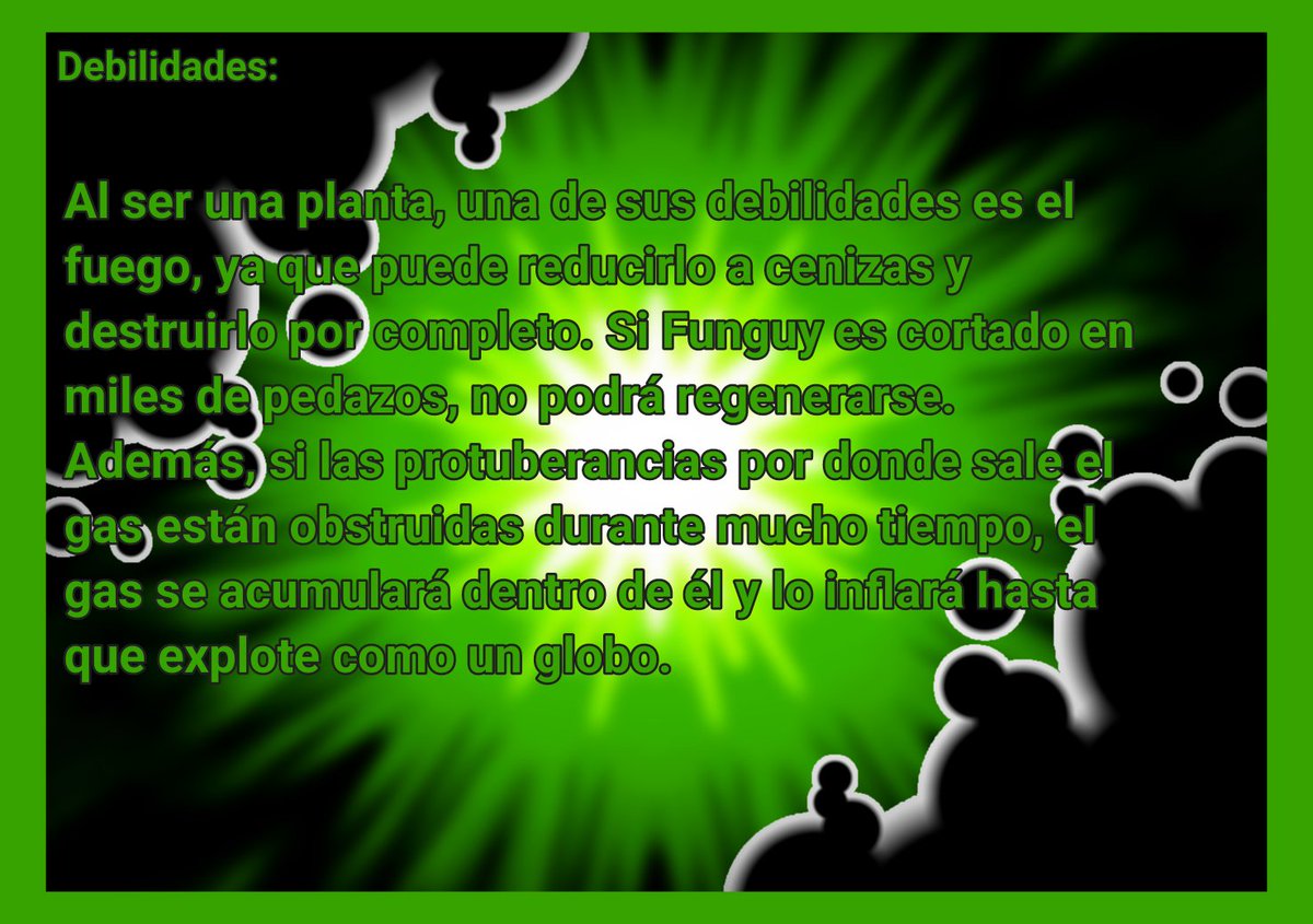 skullman734's tweet photo. Información de Funguy, parte 3 (habilidades y debilidades) #Ben10classic #Ben10fanart #Ben10art #Ben10fan #Ben10redesign #Ben10AUS #Ben10aliens #Funguy #Kenitrix #chaquetrix #carnitrix https://t.co/CoL87zi31E