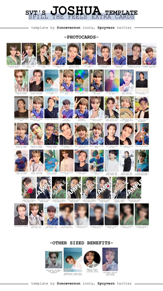seventeen spill the feels pob/lucky draw/fansign/extra photocards
