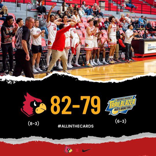 Great team win over a very good Vincennes team!!  Back to work tomorrow!!!  #family1st