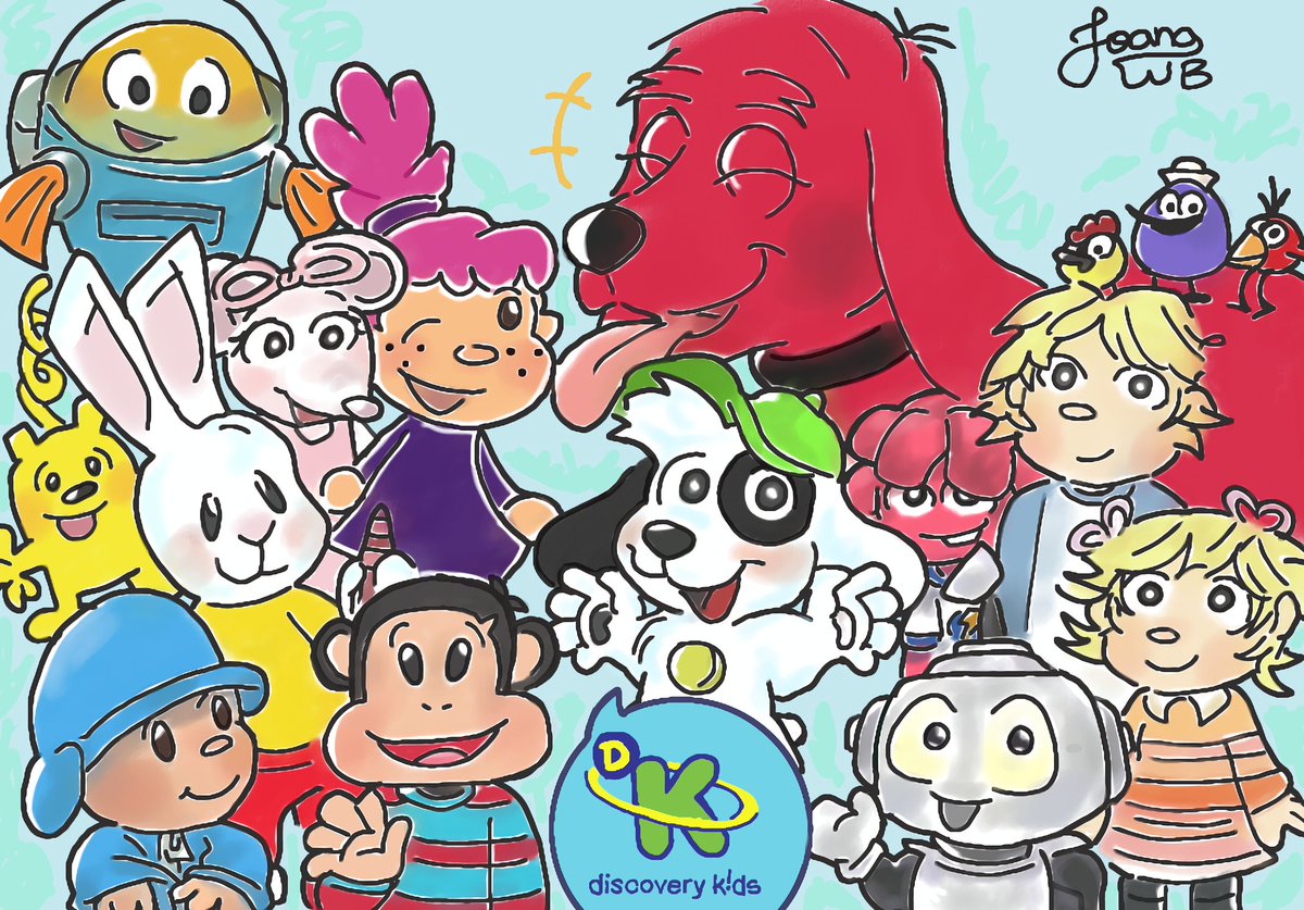 JoanaWBart's tweet image. Doki, Clifford, Peixonauta, Wubbzy, Pinky Dinky Doo, Louie, Pocoyo, Angelina Ballerina, Jelly Jamm, Rob the Robot, Julius Jr, Charlie &amp;amp; Lola, Peep and the big wide world- Fav #Discoverykids cartoons!🐶
#cartoonfanart