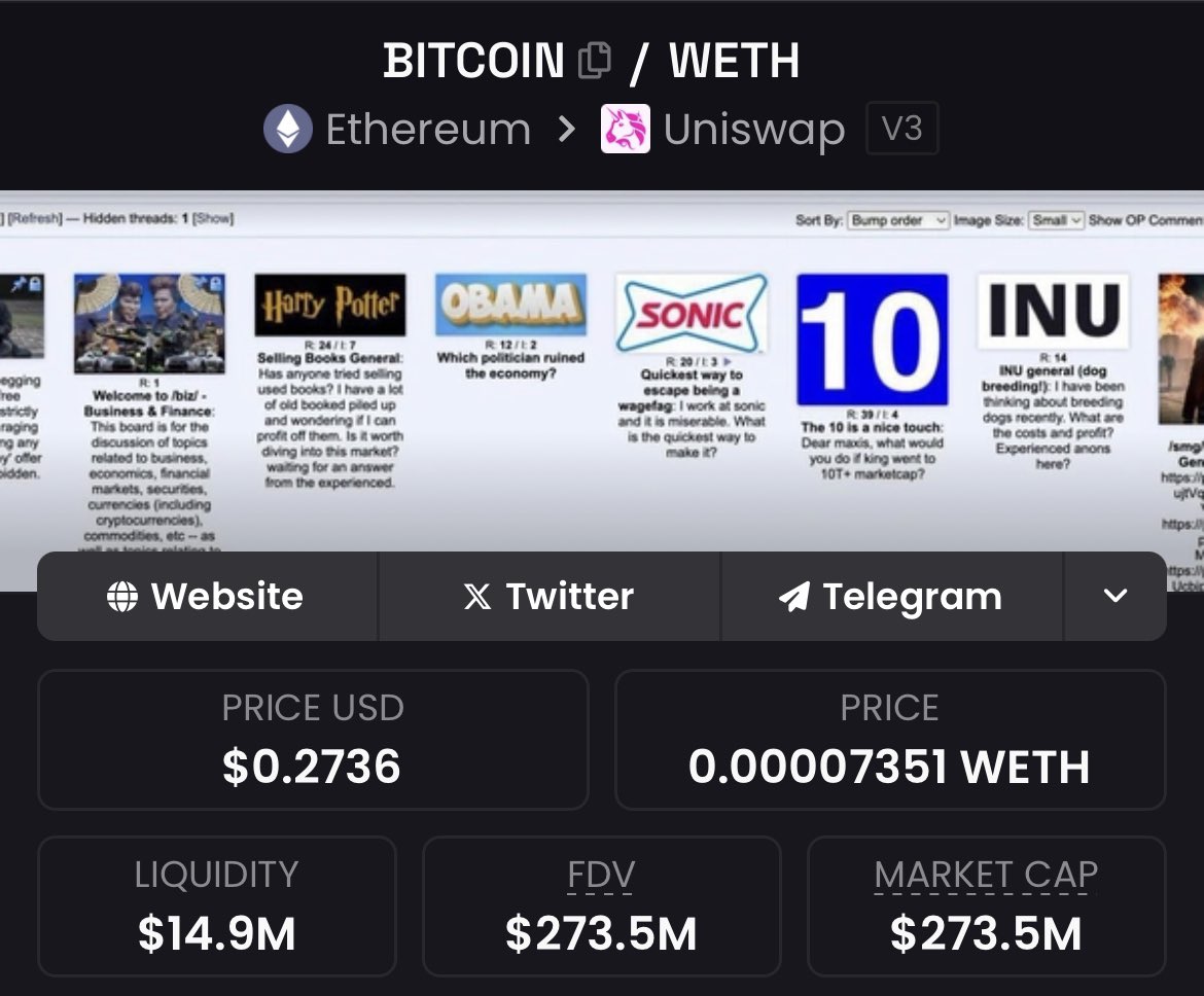 Lo-Fi Pepes are extremely undervalued, here is why:

Sproto 2.19 floor (8,146$) / $Bitcoin $273m Mcap = 0.000029841758242 ratio

$Pepe Mcap is $9.4b

Therefore $9.4b x 0.000029841758242 = $280,512 or 75.4 eth

Fair Market value for <a href="/lofipepenft/">LO-FI PEPE NFT</a> should be 75.4 eth

Thank you