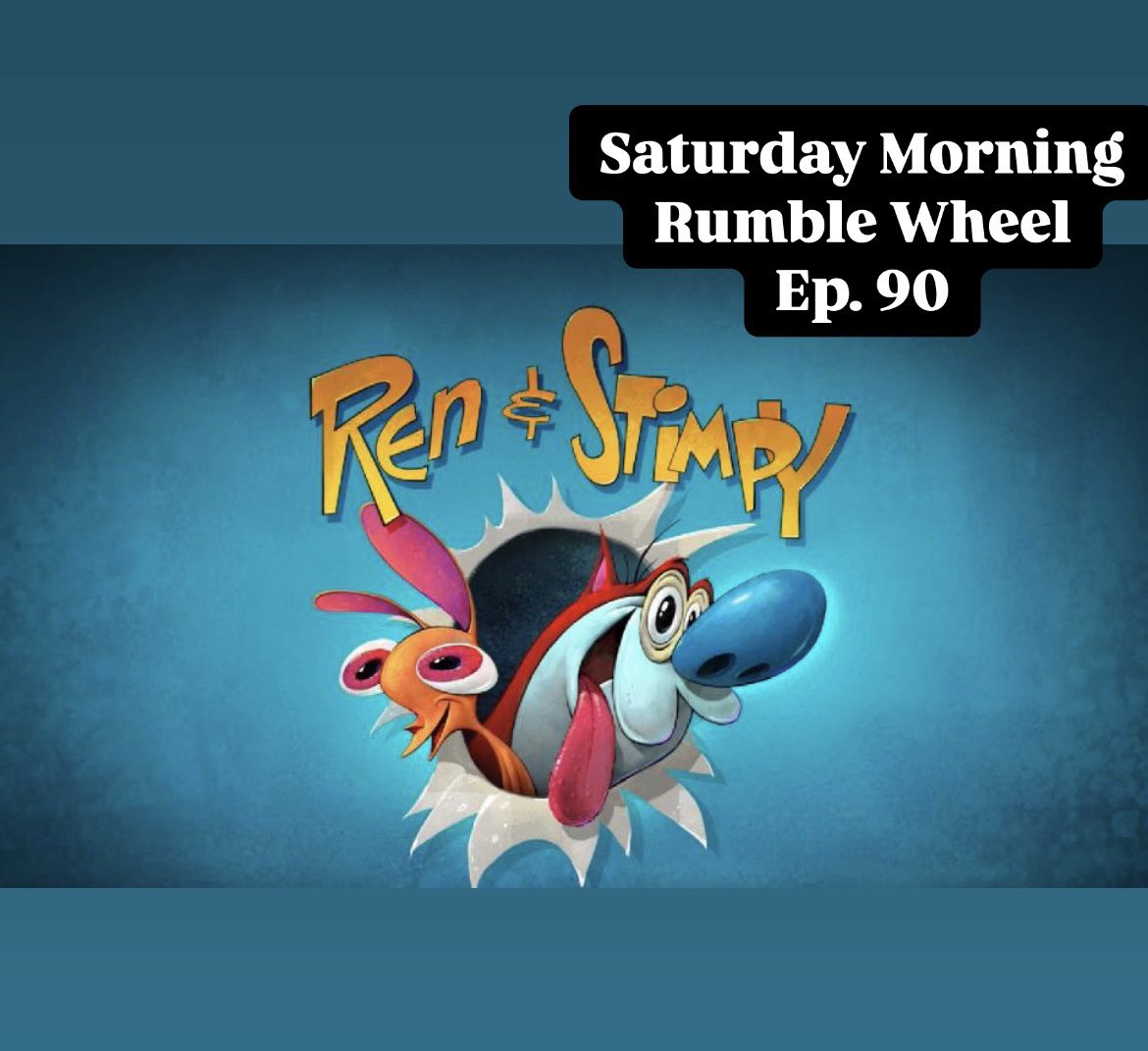 Ep. 90 is up! This week it’s all about one of the weirdest cartoons of the 90s! It’s all about Ren &amp; Stimpy! We talk all about it and we spin the wheel for next week! podcasts.apple.com/us/podcast/the…