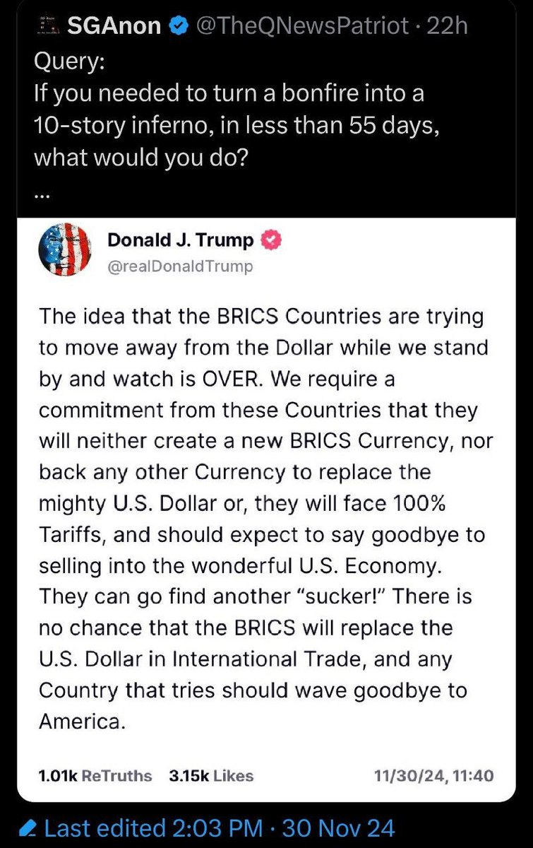 CLamanteer35598's tweet image. 02. 
#THINKLOGICALLY
WE FUND B.R.I.C.S.
🇺🇸🤘🐺🤘🇺🇸