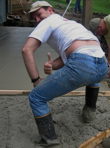 Herewego10132's tweet photo. Some photos that have floated around for awhile where a guy helping his friends with a patio has his white Stafford briefs prominently displayed. Last pictures are the best I could do to get some full face context of the guy. https://t.co/8gzFk29dE2